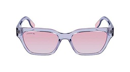 Lacoste L6002s Gafas, Light Grey, 53/17/145 para Mujer