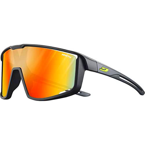 Julbo Fury S Gafas DE Sol, Negro/Gris, Talla única Unisex Adulto