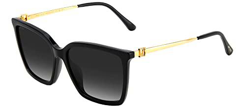 Jimmy Choo Gafas de Sol TOTTA/G/S Black Silver/Dark Grey Shaded 56/17/145 mujer