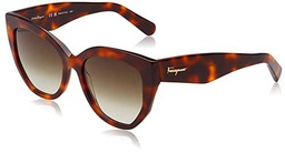 FERRAGAMO SF1059S Gafas, Marble Grey, 54 para Mujer