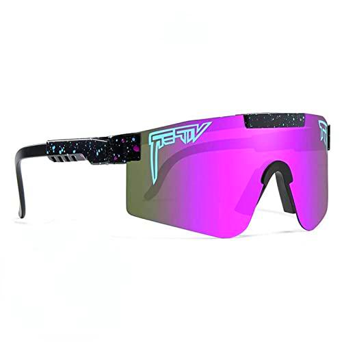 Juliyeh Gafas de sol polarizadas para deportes al aire libre gafas de seguridad gafas de bicicleta gafas de sol Pit VIP E