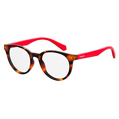 Polaroid PLD D814 Gafas, Rojo (Havana Red), 45 Unisex niños