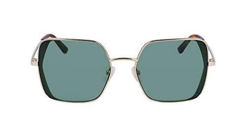 KARL LAGERFELD Kl340s Gafas, Shiny Gold, 56/18/140 para Mujer