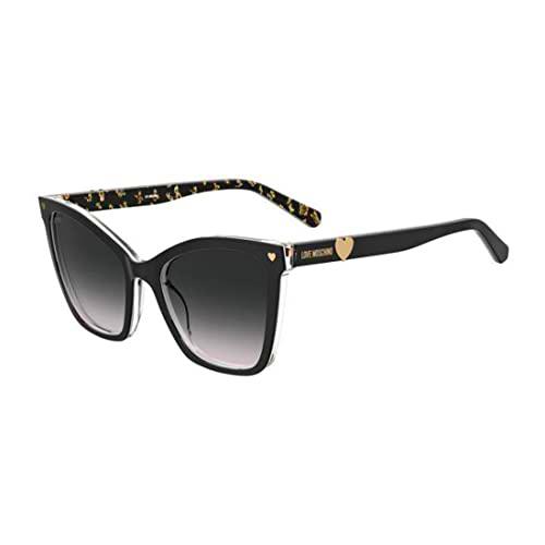 MOSCHINO LOVE MOL045/S Gafas, Pattern Black, 54 para Mujer