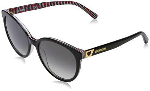 MOSCHINO LOVE MOL041/S Gafas, Black, 56 para Mujer