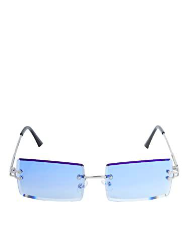 Jack &amp; Jones Gafas de Sol Jacvenice, Azul Iolite/Detalle: j2063-01