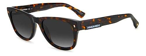 DSQUARED2 D2 0046/S Gafas, Havana, 53 para Hombre