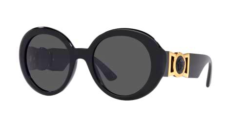 Versace Gafas de Sol VE 4414 Black/Grey 55/22/145 mujer