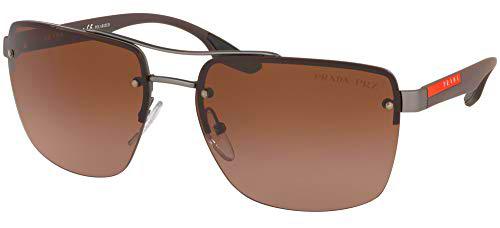 Prada LINEA ROSSA 0PS 60US Gafas de Sol, Gunmetal Rubber