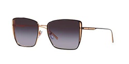 Bvlgari Gafas de Sol BV 6176 Rose Gold/Grey Shaded 55/17/140 mujer