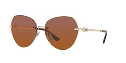 Bvlgari Gafas de Sol BV 6183 Pale Gold/Brown Orange 60/16/140 mujer