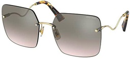 Miu Miu 0MU 52XS 64 ZVN09A Gafas de Sol, Unisex-Adult