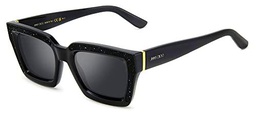 Jimmy Choo Gafas de Sol MEGS/S Black/Grey 51/21/145 mujer