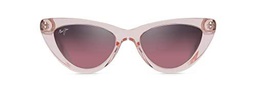 Maui Jim Lychee Gafas, Translucent Light Pink, 52/19/145 Unisex Adultos