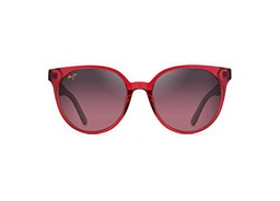 Maui Jim MEHANA Gafas, Raspberry with Crystal, 55/20/145 Unisex Adultos