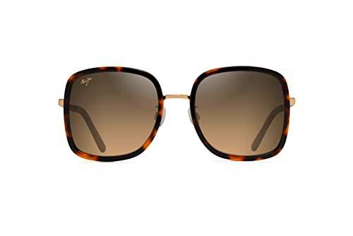 Maui Jim PUA Gafas, Tortoise with Shiny Gold, 55/21/140 Unisex Adultos