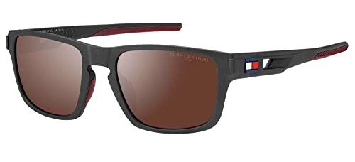 Tommy Hilfiger TH 1952/S Gafas, METALIZED Grey, 55 para Hombre