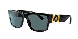 Versace 0VE4369 Gafas de Sol, Black, 58 para Hombre