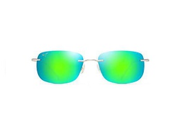 Maui Jim OHAI Gafas, Matte Silver, 59,5/18/140 Unisex Adultos