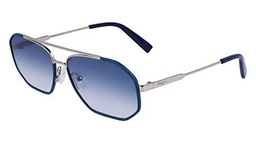 FERRAGAMO SF303SL Gafas, Silver/Octane Blue, 60/15/140 para Hombre