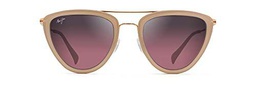 Maui Jim Hunakai Gafas, Milky Almond, 53/23/145 Unisex Adultos