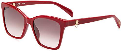 TOUS STOB50 Gafas, Shiny Full Bordeaux, 55 para Mujer