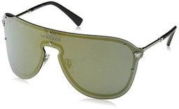 Versace 0VE2180 Gafas de Sol, Silver, 45 para Mujer