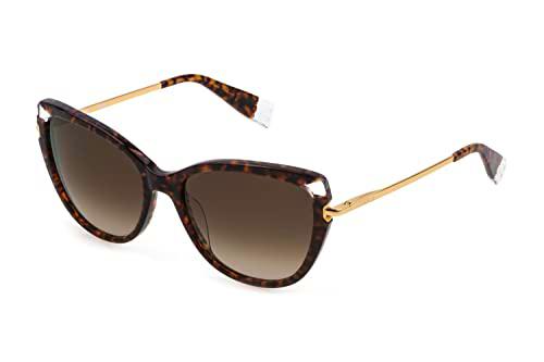 Furla SFU515 Gafas, Yellow/Brown Havana Spotted, 55 para Mujer