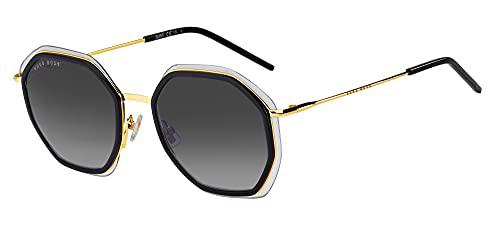 HUGO BOSS Gafas de Sol BOSS 1277/S Black Gold/Grey Shaded 54/21/145 mujer