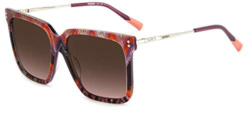 Missoni Gafas de Sol 0107/S Pink Violet Pattern/Violet Grey Shaded 57/16/140 mujer