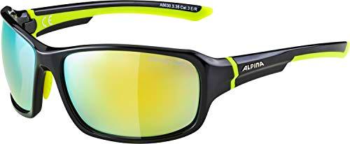 alpina LYRON Gafas Deportivas, Unisex Adulto, Negro