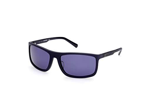 HARLEY-DAVIDSON Occhiali da Sole HD0956X, Gafas Hombre, BLU, 64