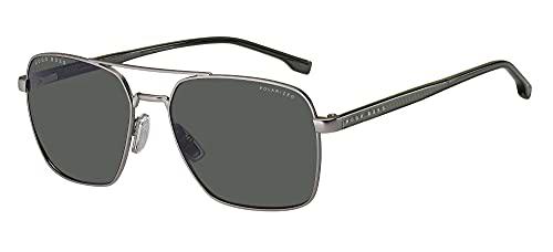 BOSS Gafas de Sol Hugo 1045/S/IT Matte Ruthenium/Grey 58/17/145 hombre