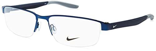 NIKE 8138 46846 Gafas, 405 Satin Navy Wolf Grey, 56 Unisex Adulto