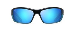 Maui Jim Barrier Reef Gafas, Blue w/Turquoise, 62/17/120 Unisex Adultos