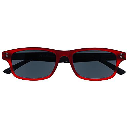 Uv Reader Goma Rojo Negro Lectores De Sol Gafas De Lectura Uv400 Hombres Mujeres Uvsr033 +1,50 50 g