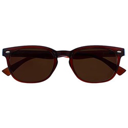 Uv Reader Marrón Lectores De Sol Gafas De Lectura Uv400 Estilo Diseñador Hombres Mujeres Uvsr015 +1,00 50 g