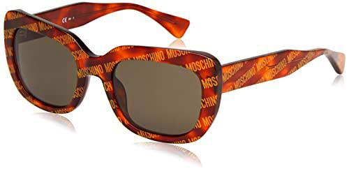 MOSCHINO MOS132/S Gafas, Havana Pattern, 53 para Mujer