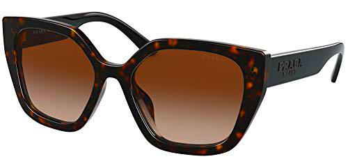 Prada 0PR 24XS Gafas, Havana/Brown Shaded, 52 para Mujer