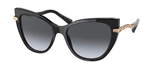 Bvlgari Gafas de Sol BV 8236B Shiny Black/Grey Shaded 55/17/140 mujer