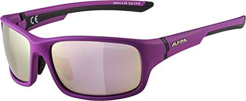 alpina LYRON S Gafas Deportivas, Unisex Adulto, Morado/Negro Mate