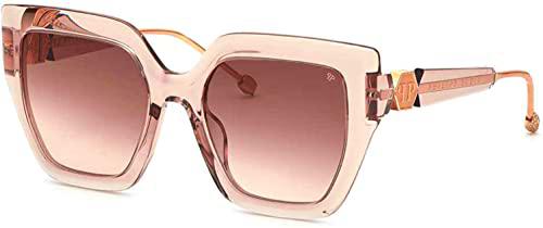 Philipp Plein SPP064S Gafas, Shiny TRANSP.Beige, 53 para Mujer