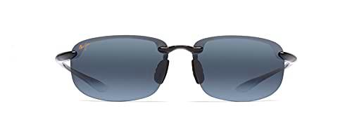 Maui Jim HOOKIPA Gafas, Gloss Black, 64/17/130 Unisex Adultos