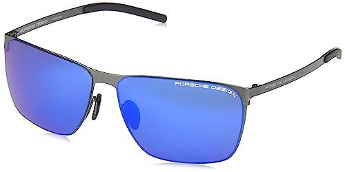 Porsche P8669 Gafas de Sol, Dark Gun, 61 para Hombre