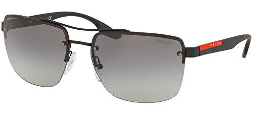 Prada LINEA ROSSA 0PS 60US Gafas de Sol, Black Rubber