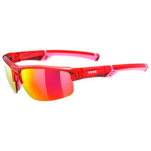 Uvex Sportstyle 226 Gafas Deportivas Ciclismo, Unisex Adulto, Rojo/Rosa