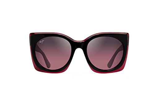 Maui Jim PAKALANA Gafas, Black Cherry with Raspberry Interior