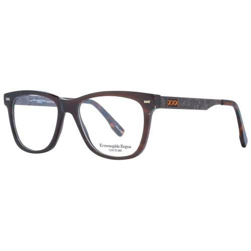 Ermenegildo Zegna ZC5016 Monturas de Gafas, Marrón (Corno Marrón)