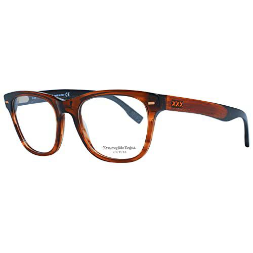 Ermenegildo Zegna ZC5001 Monturas de Gafas, Marrón (Marrón Scuro Luc)