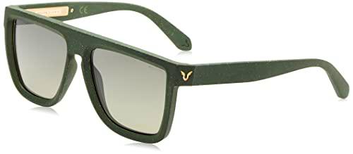 Police SPLE39 Gafas, Green, 55 para Hombre